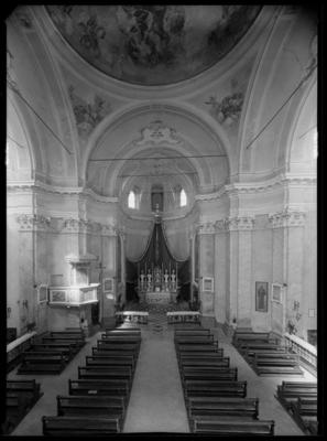 Interno della chiesa di S. Maurizio a Bioggio
