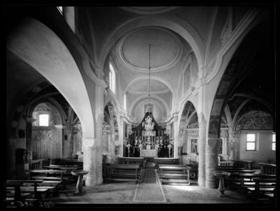 Navata centrale della chiesa di S. Maria del Sasso a Morcote