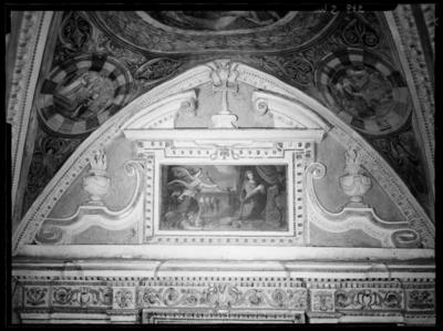 Dipinto raffigurante l'Annunciazione nella chiesa di S. Maria del Sasso a Morcote