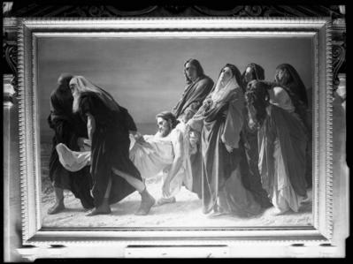 Dipinto di Antonio Ciseri "Il trasporto di Cristo al Sepolcro" nel Santuario della Madonna del Sasso a Orselina