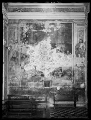 Affresco raffigurante l'Ultima Cena nella chiesa dei SS. Fedele e Simone a Vico Morcote