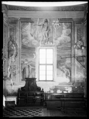 Affresco raffigurante l'Ascensione nella chiesa dei SS. Fedele e Simone a Vico Morcote