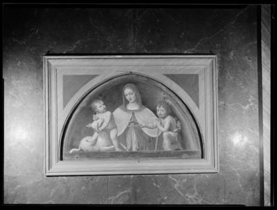 Madonna col Bambino e S. Giovanni Battista di Bernardino Luini nella chiesa di S. Maria degli Angeli a Lugano