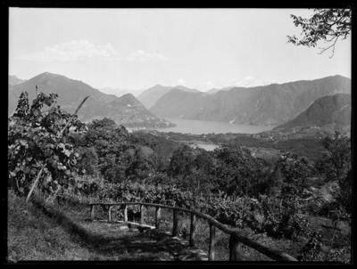Il golfo di Lugano visto da Cimo