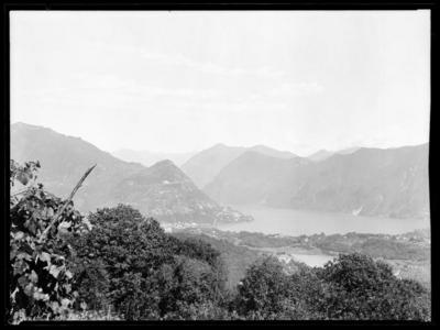 Il golfo di Lugano visto da Cimo