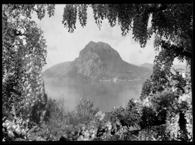 Monte San Salvatore con cornice di glicine