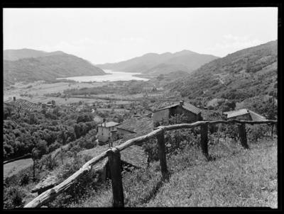 La piana del Vedeggio vista da Bosco Luganese