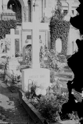 Tomba di Vincenzo Danzi (1864-1924) nel cimitero di Locarno
