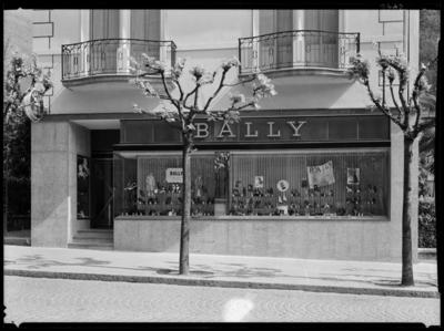 Vetrina del negozio Bally a Bellinzona