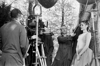 Riprese della televisione francese al Parco Ciani a Lugano